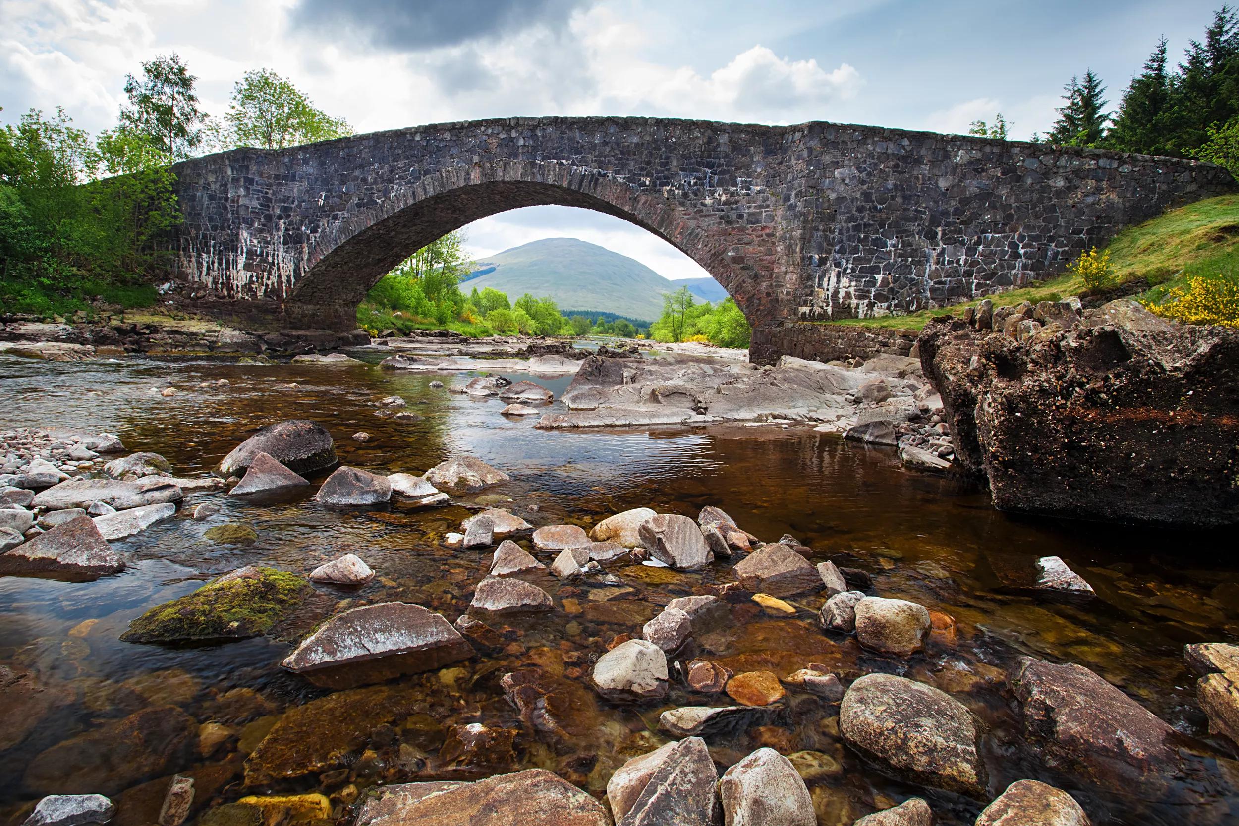 Bridge of Orchy on the famous West Higland Way, Scotland