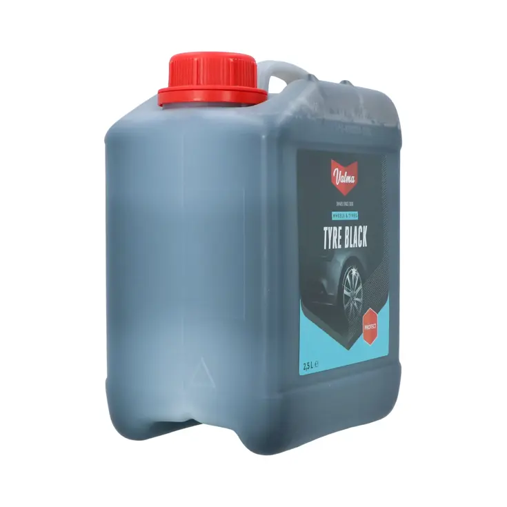 Tyre Black 2,5L - Diepzwart voor banden en matten