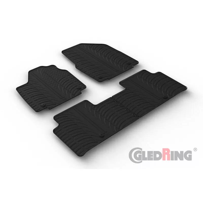 Gledring Kia EV6 2021 - Rubbermatten - Zwart