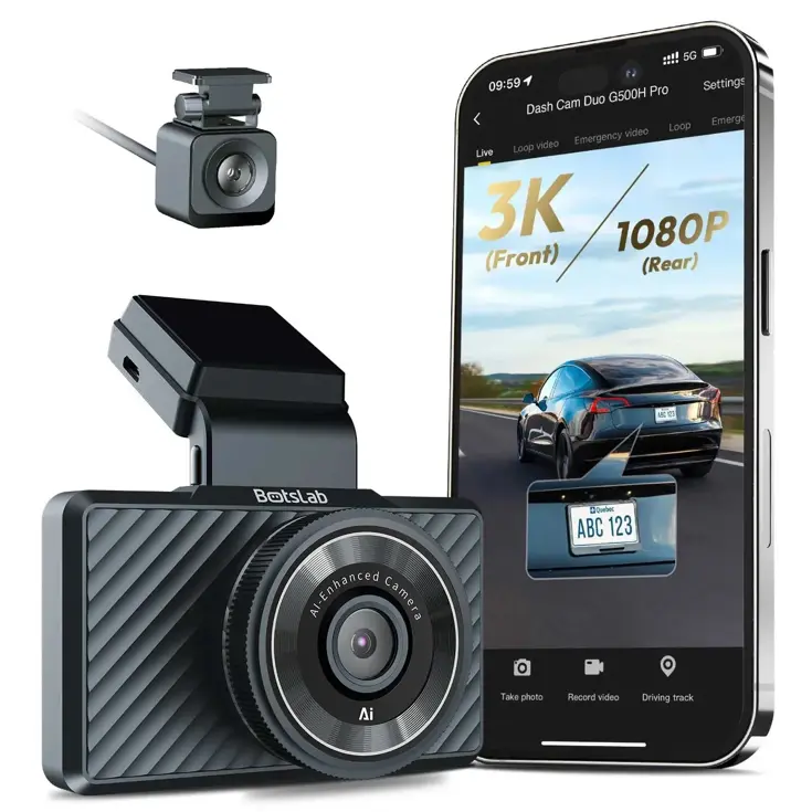 G500H Pro 3K Wifi GPS 2CH dashcam