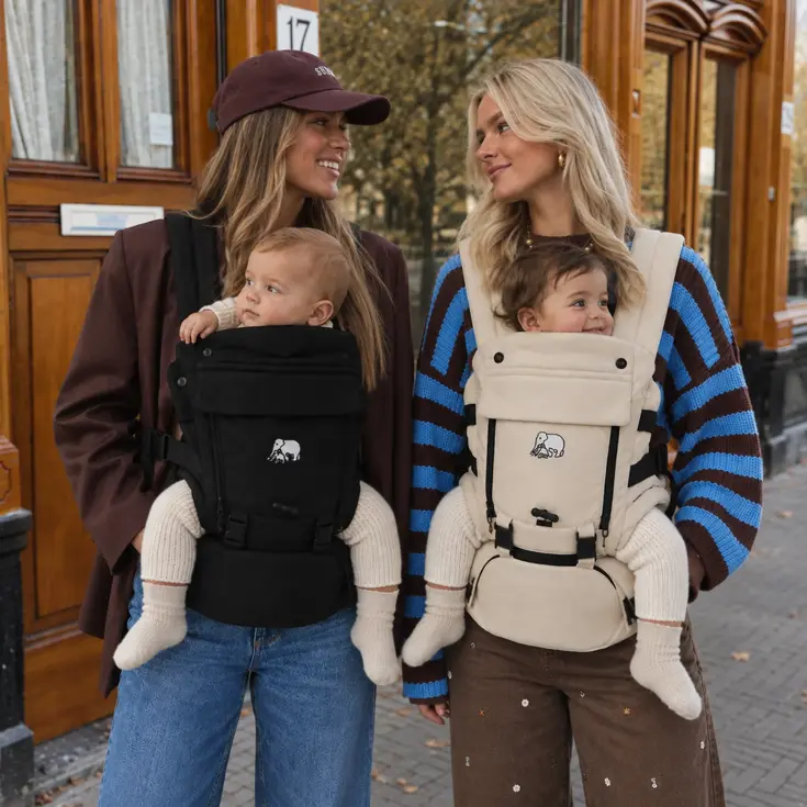 Pack Luxe draagzak + Opbergvakjes - Ergonomisch
