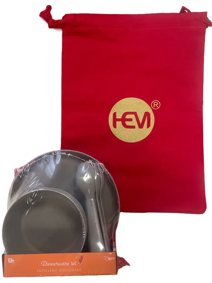 HEM Serviesset 24-delig - Picknickset