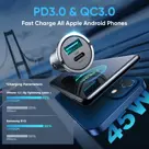 Compacte Autolader - 45W - Zwart - Joyroom