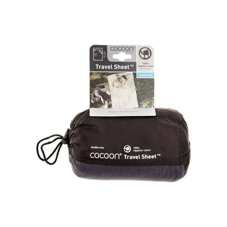 Cocoon Lakenzak Dubbel InsectShield Katoen grijs