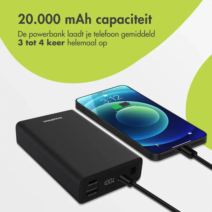 Mini Powerbank 20.000 mAh