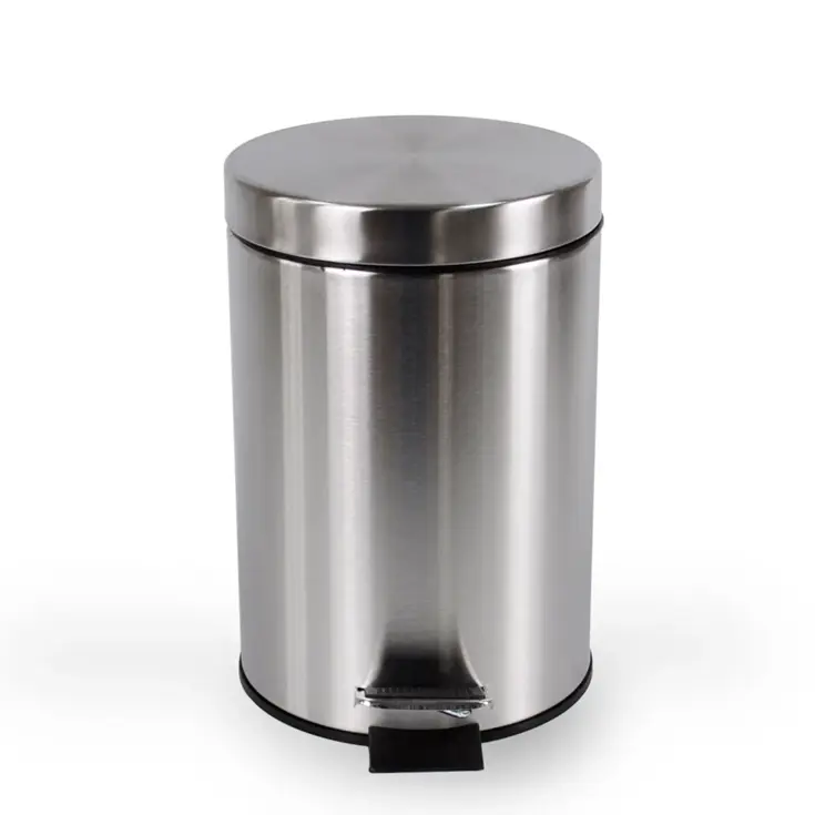Pedaalemmer 12L – RVS Afvalbak