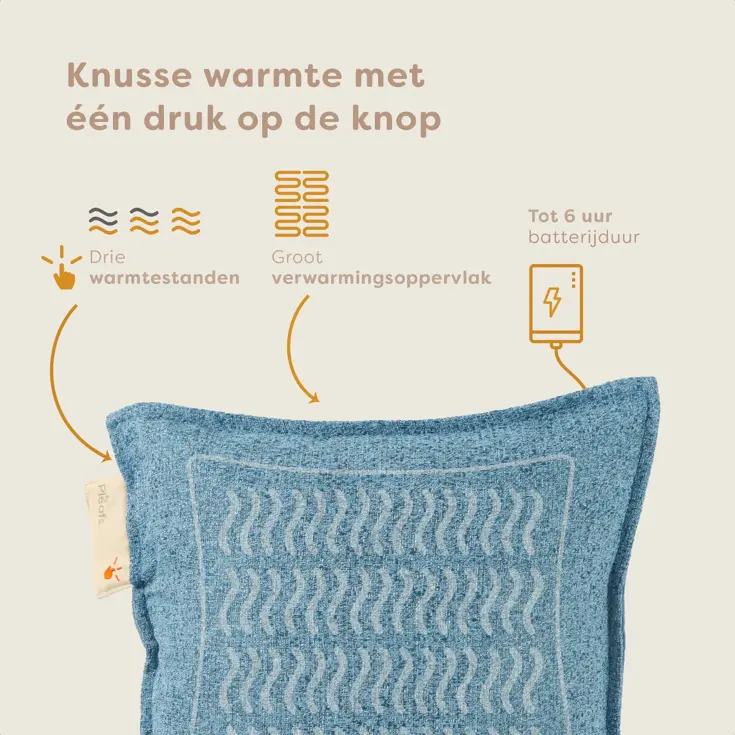 Pleafs Warmtekussen 45x45cm