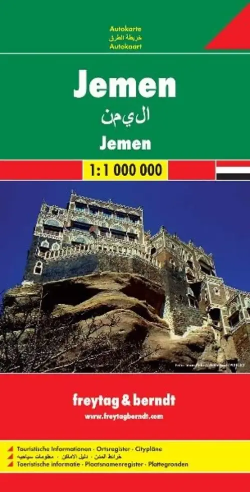 Wegenkaart Jemen