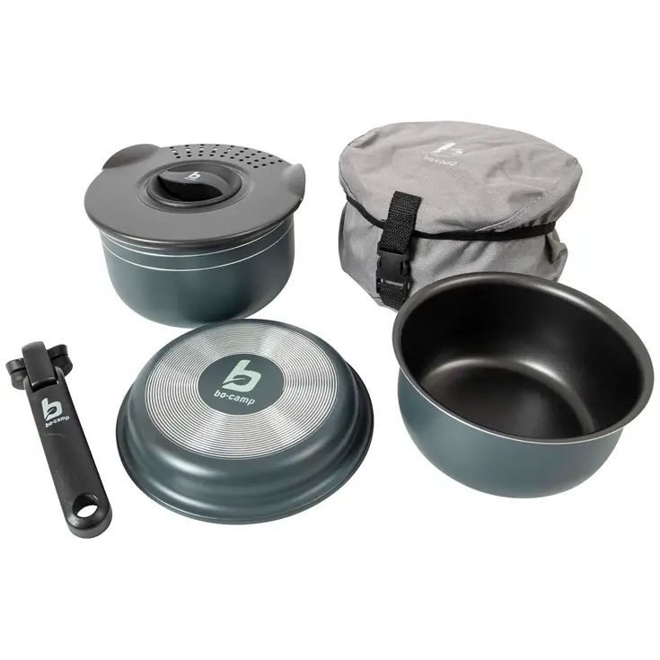 Bo-Camp Pannenset Trekking 5-Delig Aluminium