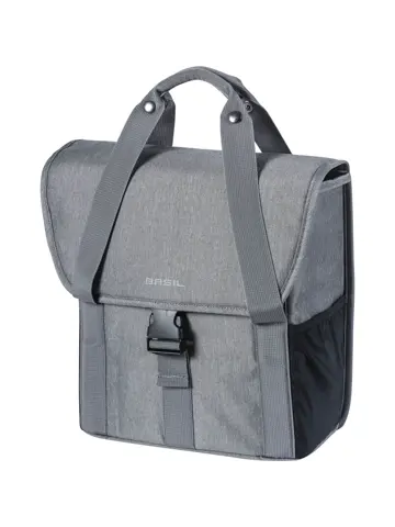 Basil fietstas enkel Go grey melee 16L