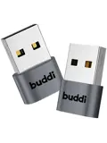 Ease USB-C naar USB-A Koppelstuk Grijs
