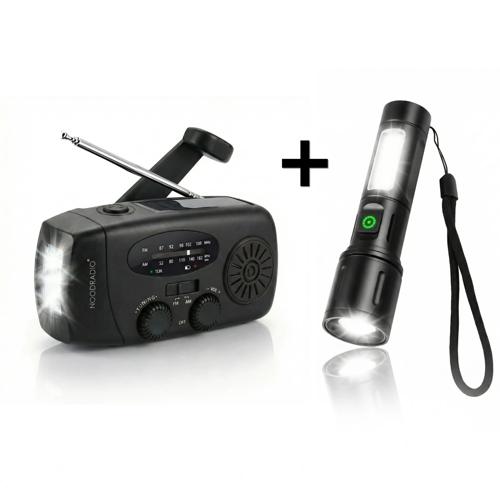 Noodradio 2.000mAh + Zaklamp