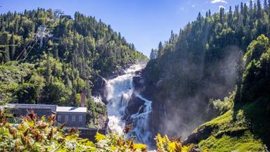 Historic Village Val Jalbert St Felicien Canada waterval 3