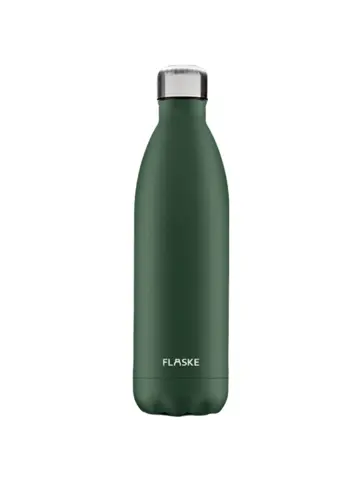 FLASKE 1 liter  RVS Drinkfles