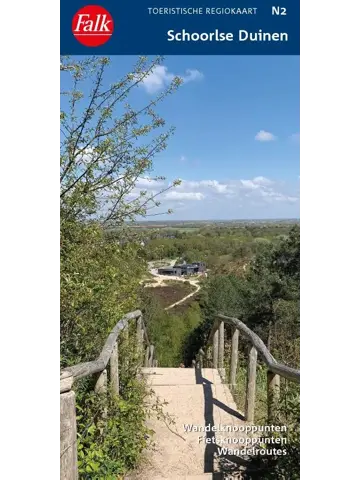 Falk Regiokaart Schoorlse Duinen