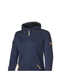 Dames wollen full-zip vest Vanja hood