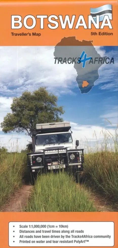 Wegenkaart Botswana
