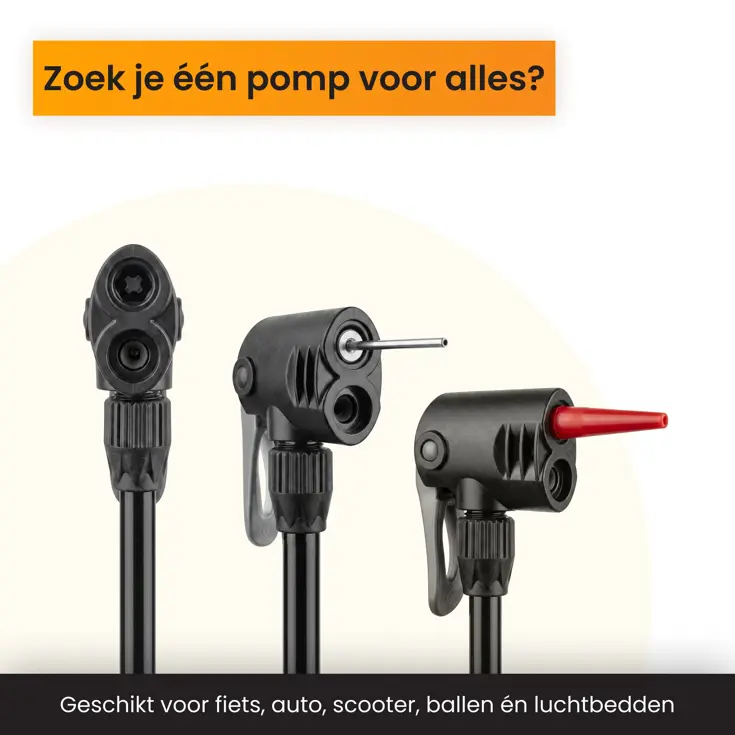 Fietspomp met Drukmeter - Vloerpomp