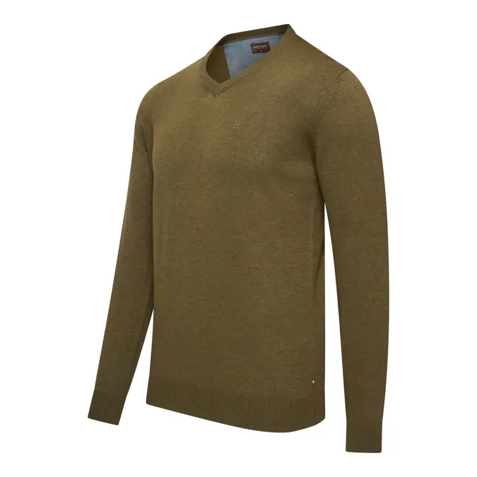 Heren Salerno Pullover Cappuccino Italia