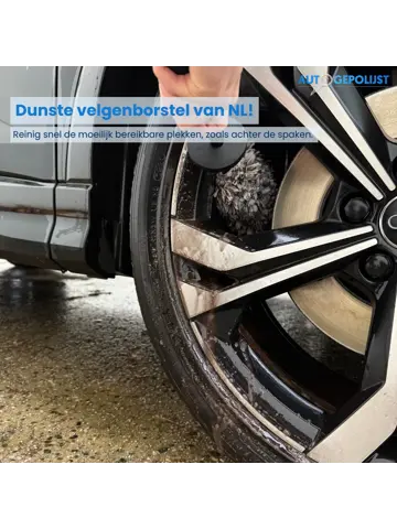 Velgenborstel + Banden Borstel - Slijtvaste Haren