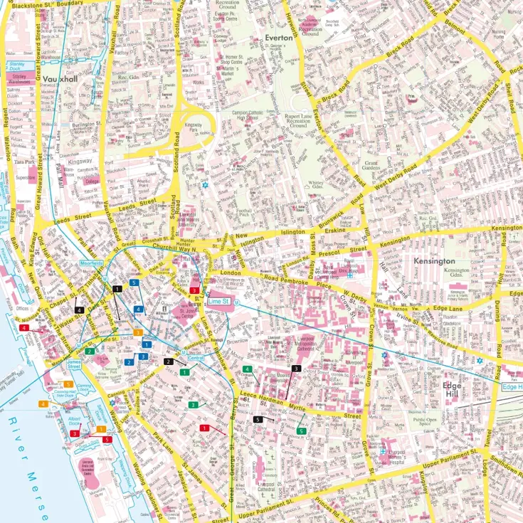 City Pocket Map Liverpool