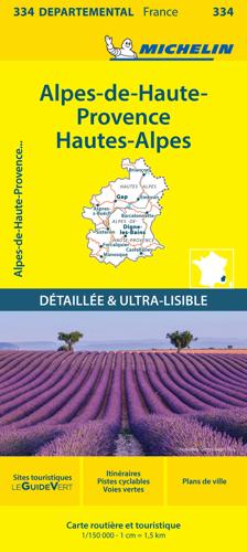 Wegenkaart Local 334 Alpes-de-Haute-Provence