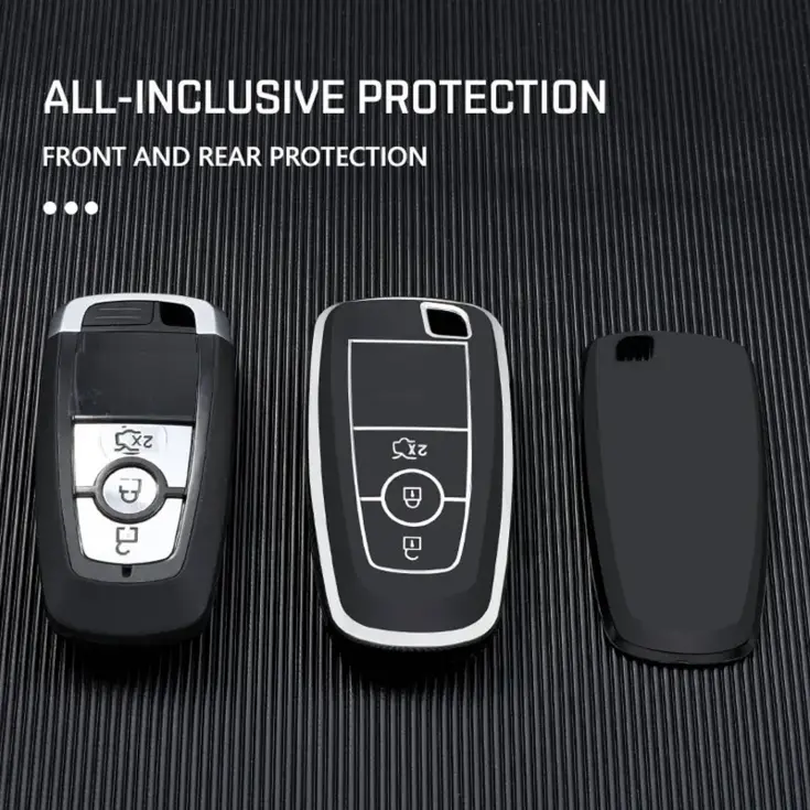 TPU Sleutelhoesje voor Ford zwart B3