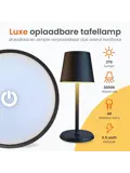 Essence Tafellamp Oplaadbaar - 26cm - LED