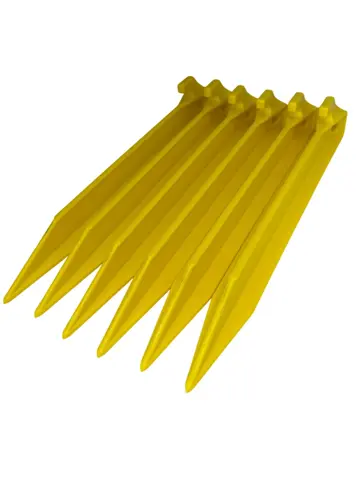 Tentharingen - 23 Cm Geel - 24 Stuks -