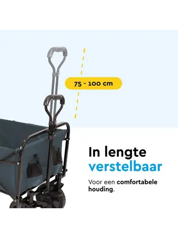 Bolderkar - Opvouwbaar - 80 KG