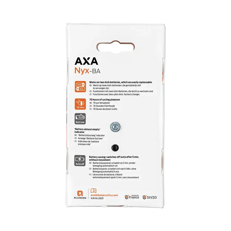 Axa Achterlicht Nyx Auto Off Batterij Spatbord