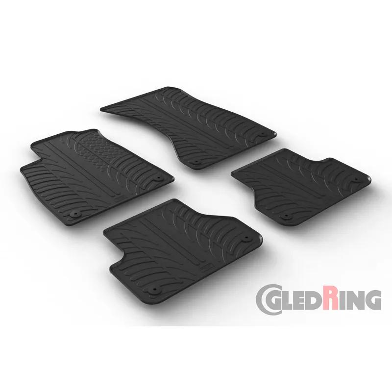 Gledring Audi A4 2015-2021 & FL 2021 - Rubbermatten - Zwart