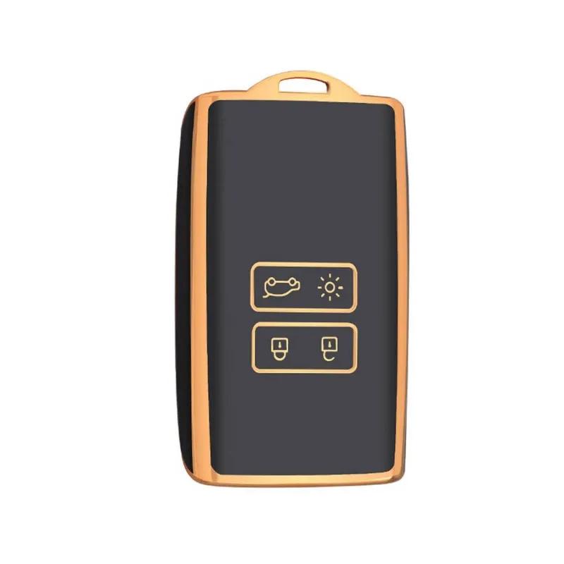 Dutch Shield  Sleutelhoesje  Renault   goud A4  Black-Gold main product image