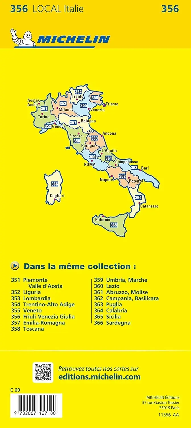 Wegenkaart Local 356 Friuli Venezia