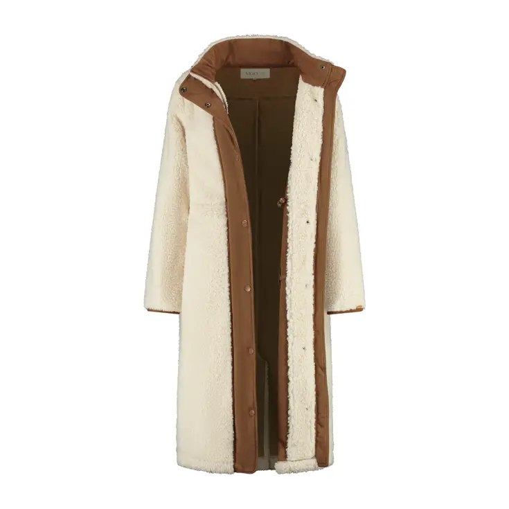 River Dames Lange tussenjas - Teddy look