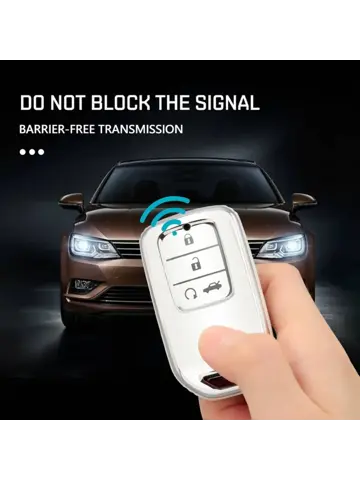 TPU Sleutelhoesje voor Honda zwart A4A