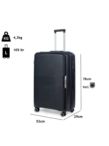 Swinger Grote koffer 78cm - 105 liter