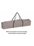 Easy Up Partytent 3x3 m Taupe - Stalen Frame