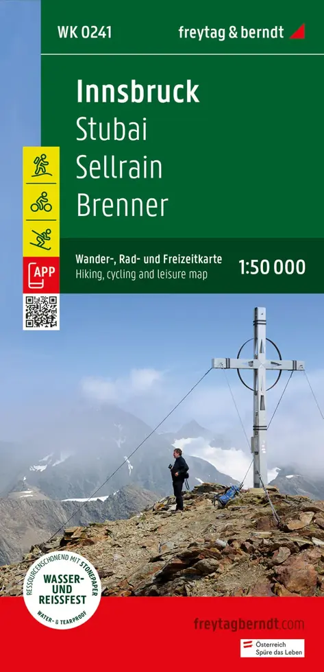 Wandelkaart WK241 Innsbruck - Stubai