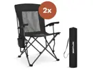 Campingstoelen - Opvouwbaar - 2-Pack - 150KG