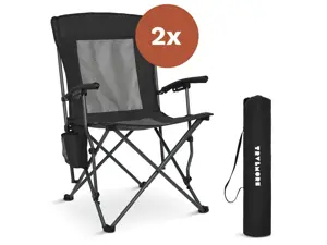 Campingstoelen - Opvouwbaar - 2-Pack - 150KG
