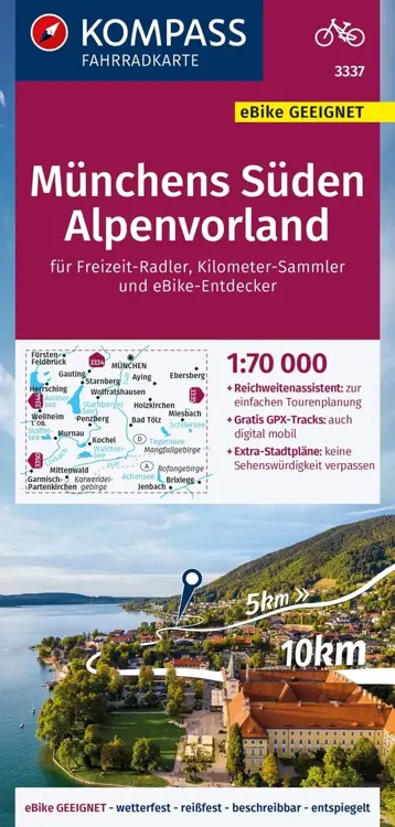 Fietskaart FK 3337 Münchens Süden