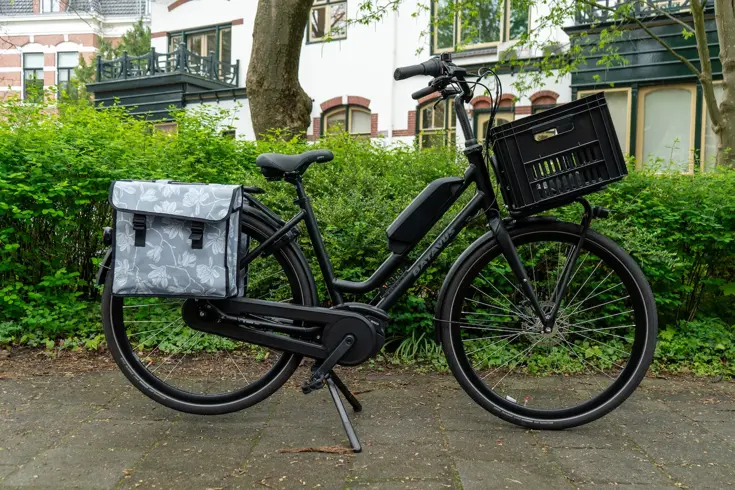 Voltano Dubbele Fietstas Floral Elegance