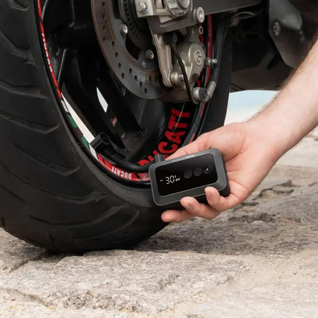 Elektrische Mini Fietspomp - 10.3 Bar