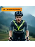 Hardloopvest met verlichting oplaadbaar