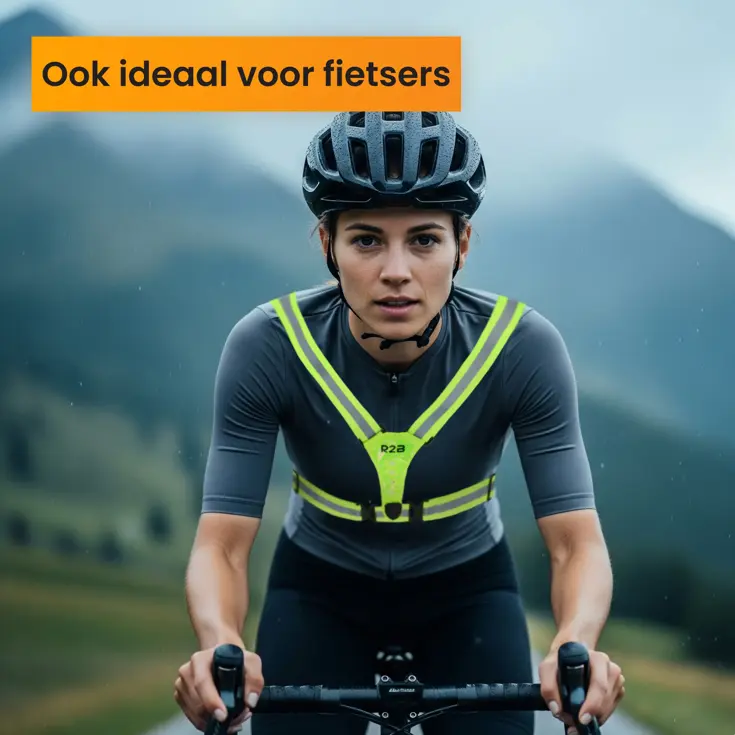 Hardloopvest met verlichting oplaadbaar