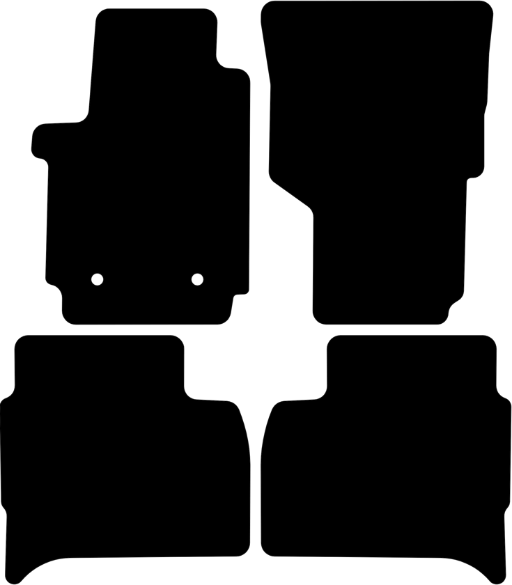 Automatten Volkswagen Amarok (2010-2016) - Basic