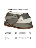 Baby luxe campingbedje - Zelfopblaasbare matras