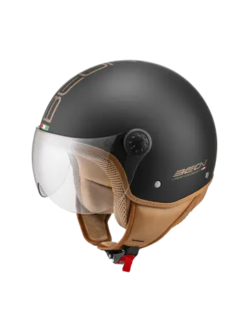 Design Luxe Scooterhelm met vizier
