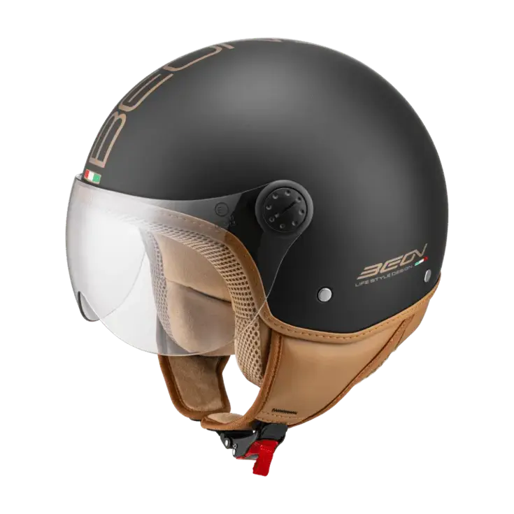 Design Luxe Scooterhelm met vizier